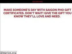 Sites similar to saigonphorestaurant.com