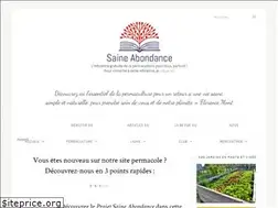Sites similar to saine-abondance.com