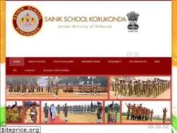 Sites similar to sainikschoolkorukonda.org