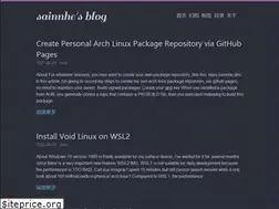 Sites similar to sainnhe.dev