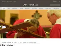 Sites similar to saintambrose.com