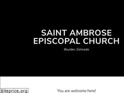 Sites similar to saintambrosechurch.org