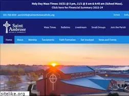 Sites similar to saintambroseofwoodbury.org