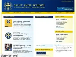 Sites similar to saintanneschool.com