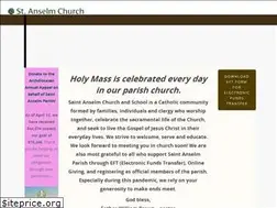 Sites similar to saintanselm.org