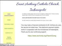 Sites similar to saintanthonyindy.org