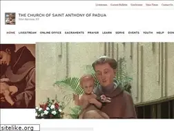 Sites similar to saintanthonyofpaduawh.org