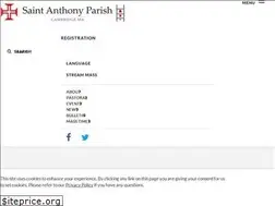 Sites similar to saintanthonyparish.com