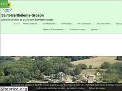 Sites similar to saintbarthelemygrozon.fr