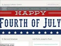 Sites similar to saintbernardwamego.com