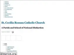 Sites similar to saintceciliaparish.net