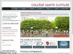 Sites similar to sainteclotilde.net