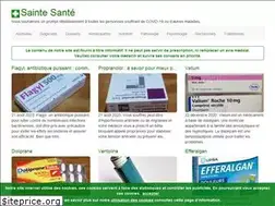Sites similar to saintesante.com