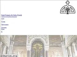Sites similar to saintfrancisdesales.net