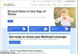 Sites similar to saintfrancishosp.com