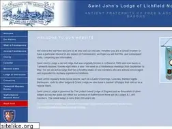 Sites similar to saintjohnslodgeoflichfield1039.org