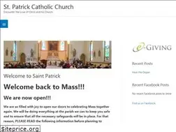 Sites similar to saintpatrickchurchhill.org