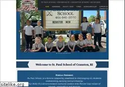 Sites similar to saintpaulschoolcranston.org