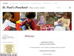 Sites similar to saintpaulspreschool.org