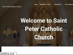 Sites similar to saintpetercatholic.com
