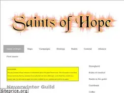 Sites similar to saintsofhope.jimdo.com