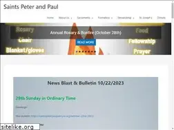 Sites similar to saintspeterpaulpalmyra.org