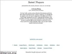 Sites similar to saintsprayers.net