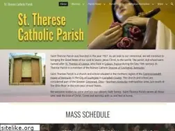 Sites similar to sainttherese.ws