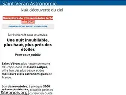 Sites similar to saintveran-astronomie.com