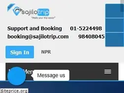 Sites similar to sajilotrip.com