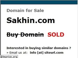Sites similar to sakhin.com