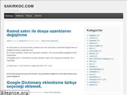 Sites similar to sakirkoc.com