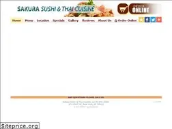 Sites similar to sakurasushithai.com