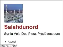 Sites similar to salafidunord.com