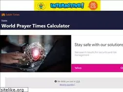 Sites similar to salahtimes.com