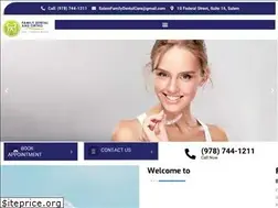 Sites similar to salemfamilydentalcare.com