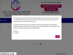 Sites similar to salemfootandankle.com