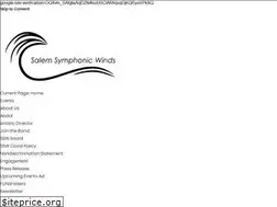 Sites similar to salemsymphonicwinds.org