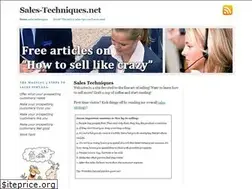 Sites similar to sales-techniques.net