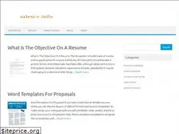 Sites similar to salescv.info