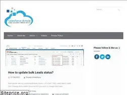Sites similar to salesforcearticle.com