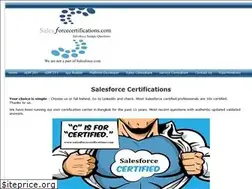 Sites similar to salesforcecertifications.com