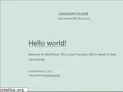 Sites similar to salesiancollege.in
