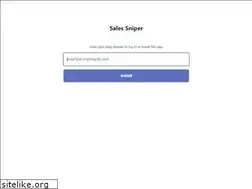 Sites similar to salessniper.kolt.io