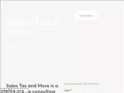 Sites similar to salestaxandmore.com