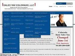 Sites similar to salestaxcolorado.com