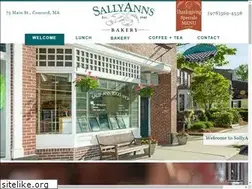 Sites similar to sallyannsbakery.com