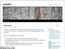 Sites similar to sallyq975.wordpress.com