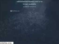 Sites similar to salmanlatif.wordpress.com