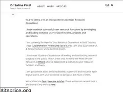 Sites similar to salmapatel.co.uk